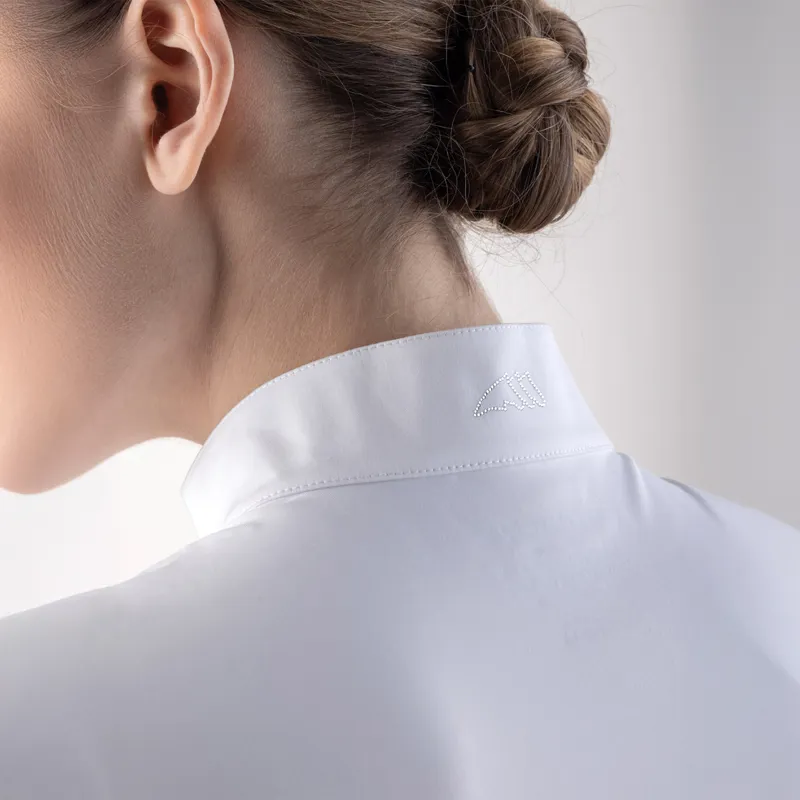 Equiline Garac Womens Long Sleeve Show Shirt - White-2