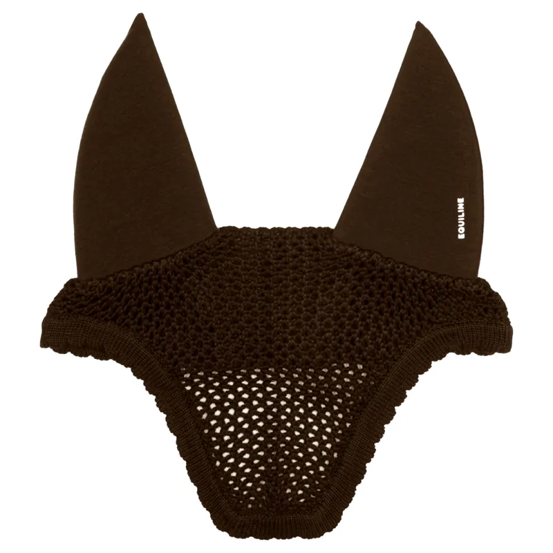 Equiline Gerald Soundless Fly Veil - Brown