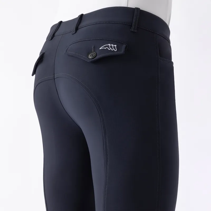 Equiline GraftonB Mens Knee Grip Breeches - Blue-3