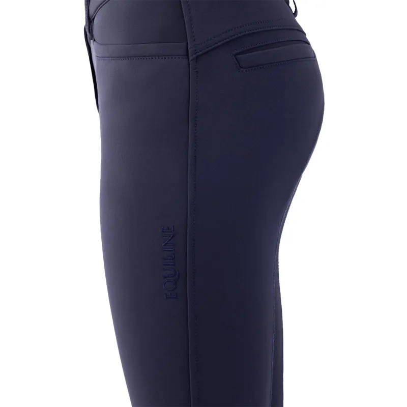 Equiline Jinak Knee Grip Junior Girls Breeches - Blue-4