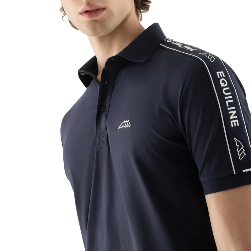 Equiline Eqcravet Mens Polo Shirt - Blue-2
