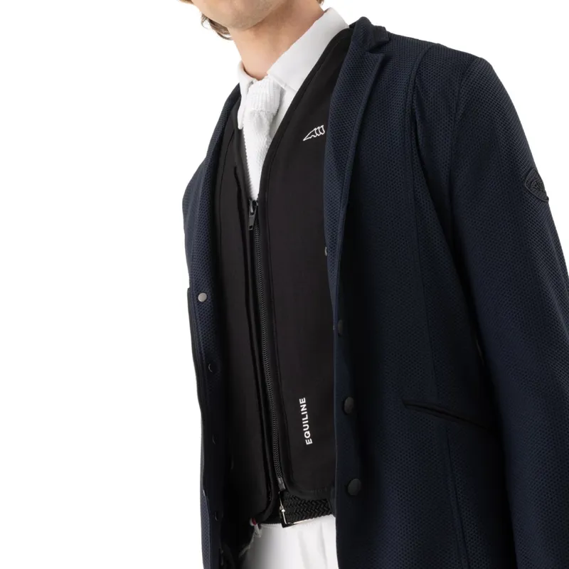 Equiline Eqcargiac Mens Mesh Show Jacket - Blue-2