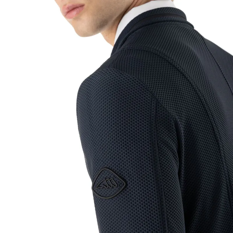 Equiline Eqcargiac Mens Mesh Show Jacket - Blue-3