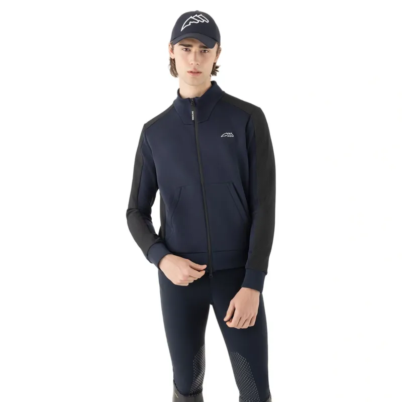 Equiline Eqcelfa Mens Full Zip Sweatshirt - Blue