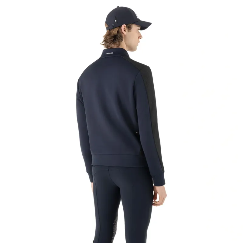 Equiline Eqcelfa Mens Full Zip Sweatshirt - Blue-2