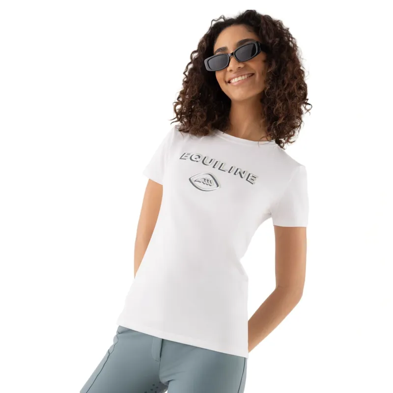 Equiline Eqcalop Womens T-Shirt - White-4