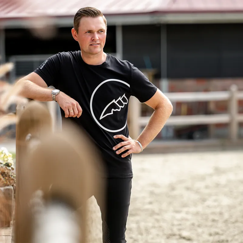 Equiline Caster Mens T-Shirt - Black-1