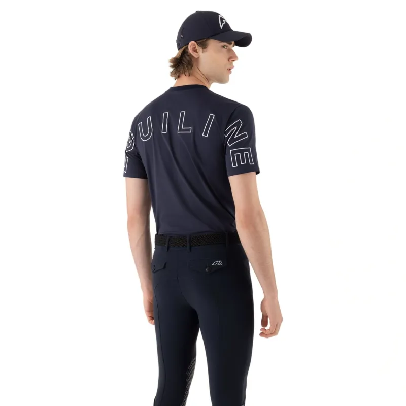 Equiline Eqcarge Mens Short Sleeve Tee - Blue-2