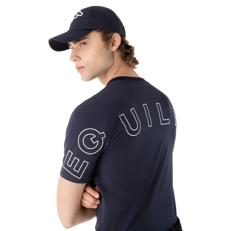 Equiline Eqcarge Mens Short Sleeve Tee - Blue-3