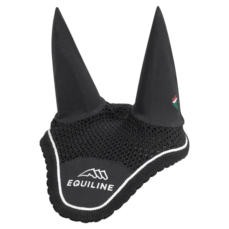 Equiline Outline Ear Net - Black