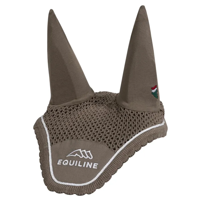 Equiline Outline Ear Net - Cappuccino