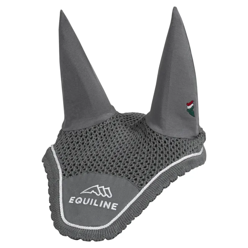 Equiline Outline Ear Net - Grey
