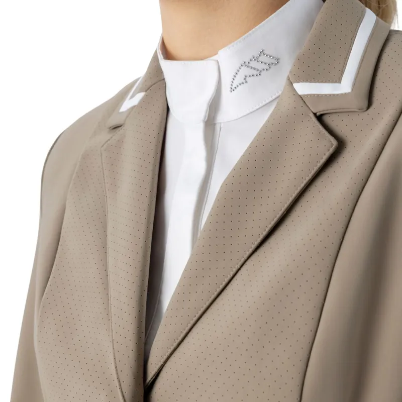 Equiline Ebony Womens Show Jacket - Dune-2