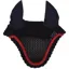 Equiline Kim Custom Ear Net - Blue/52 Red/Red Rhinestones
