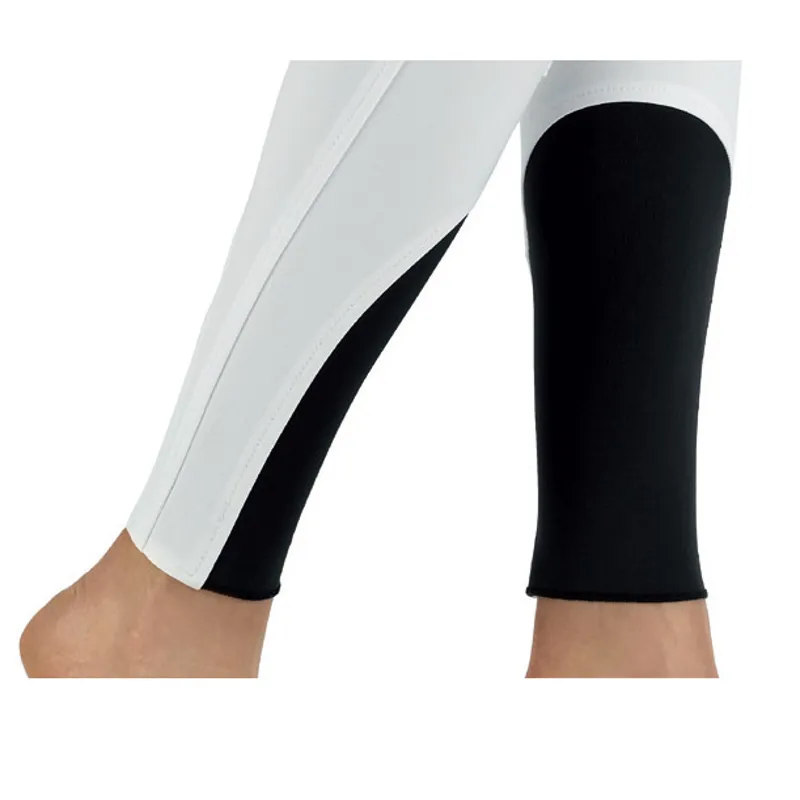Equiline Boston Knee Patch Womens Competition Breeches - White-3