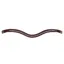 Equiline U Shaped Browband with Rhinestones - Brown