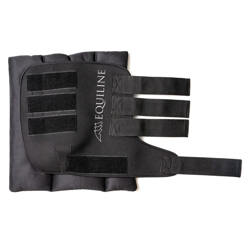 Equiline Cairo Ceramic Leg Wraps - Black-2