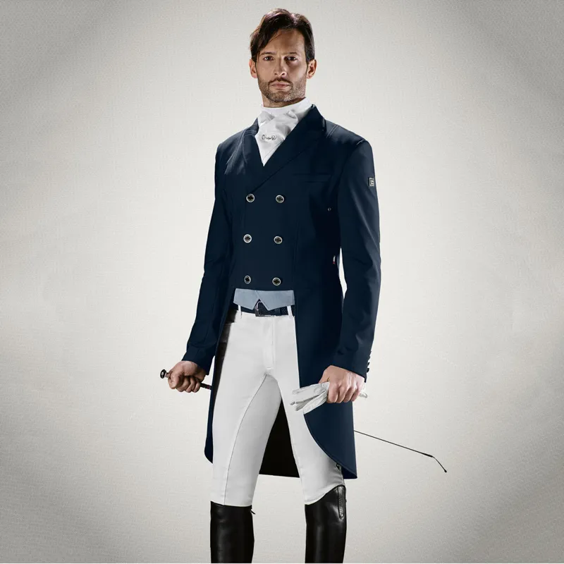 Equiline Canter Mens Tail Coat - Blue-2