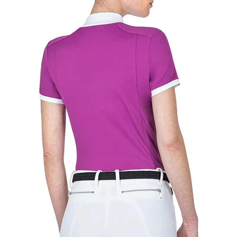 Equiline Cyanc Ladies Competition Shirt - Purple-1