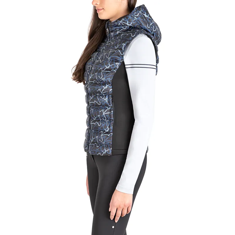 Equiline Elime Ladies Gilet - Allover Blue-2