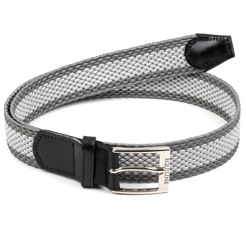Equiline Ennae Unisex Elastic Belt - Quicksilver