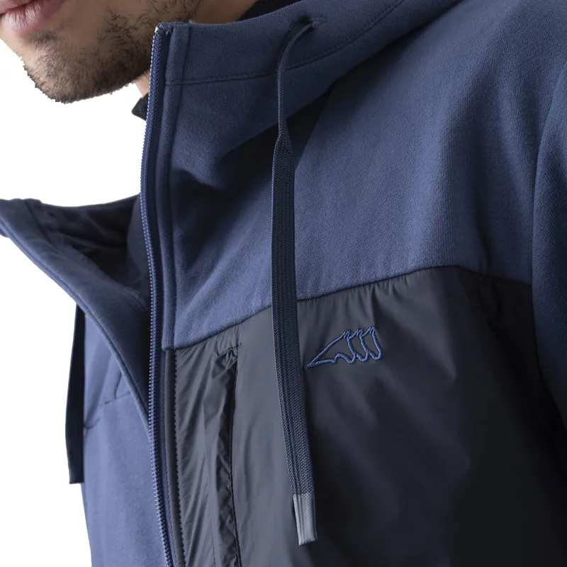 Equiline Erado Full Zip Mens Hoodie - Blue Wing Teal-3