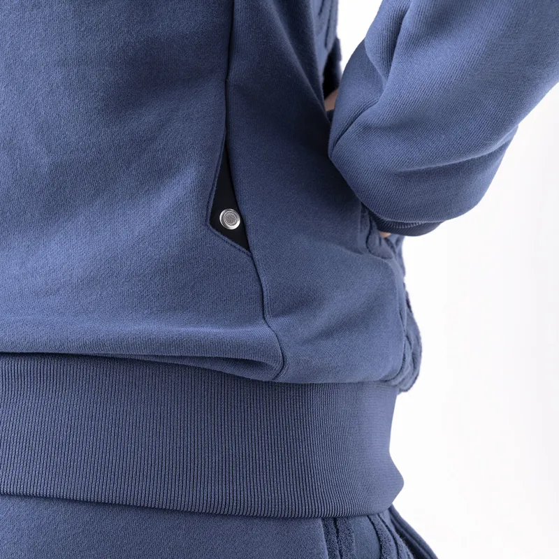 Equiline Evere Full Zip Ladies Hoodie -  Blue Wing Teal-6