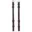 Equiline Flat Cheek Pieces - Brown