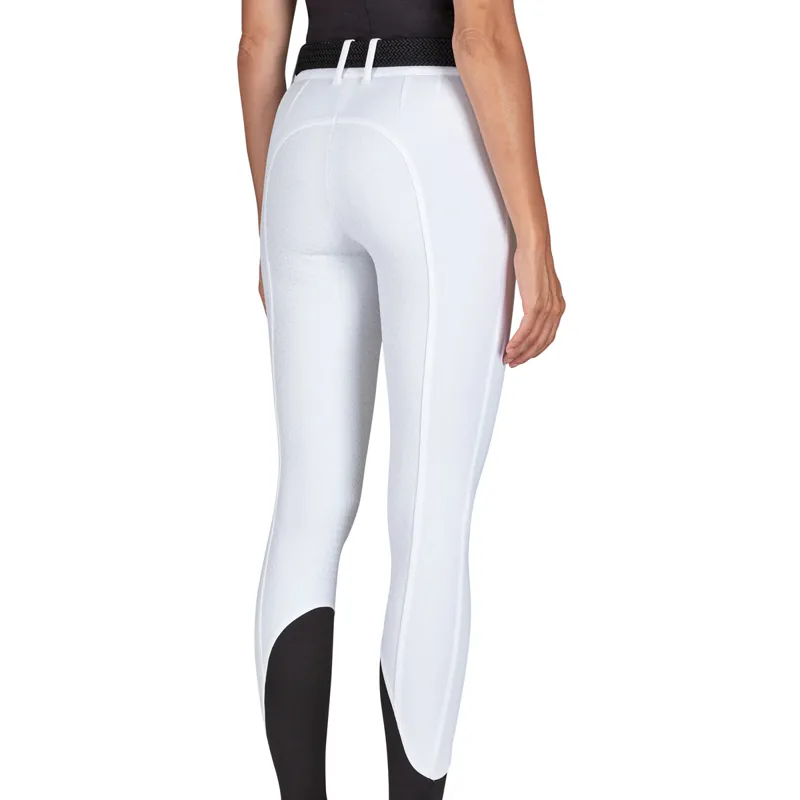 Equiline Giaiaf Full Grip Ladies Competition Breeches - White-1