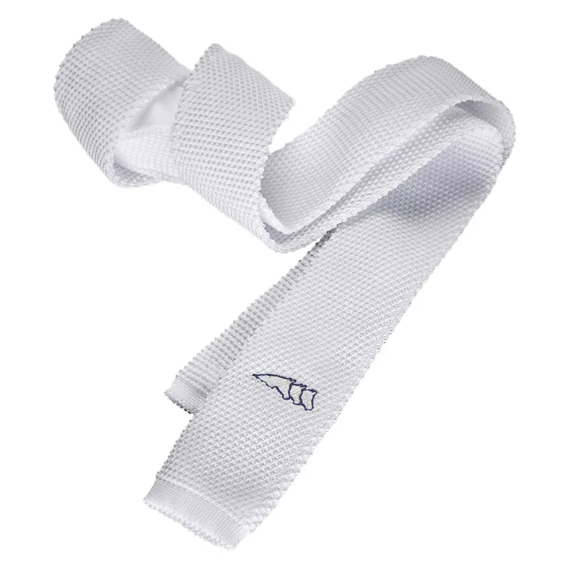 Equiline New Slim Mens Competition Tie - White