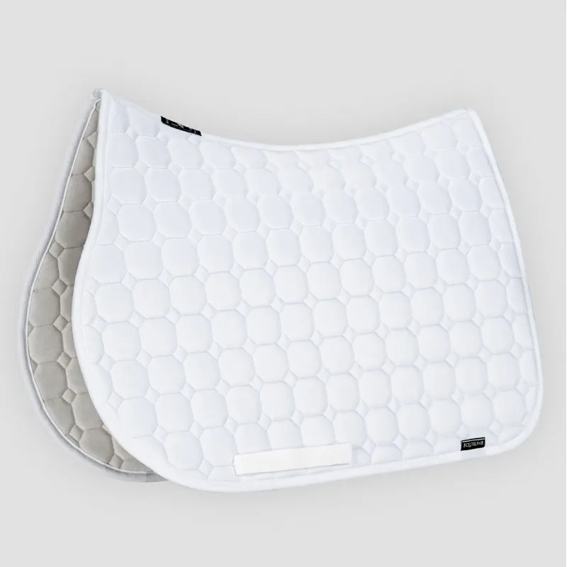 Equiline Octagon Saddlecloth - White