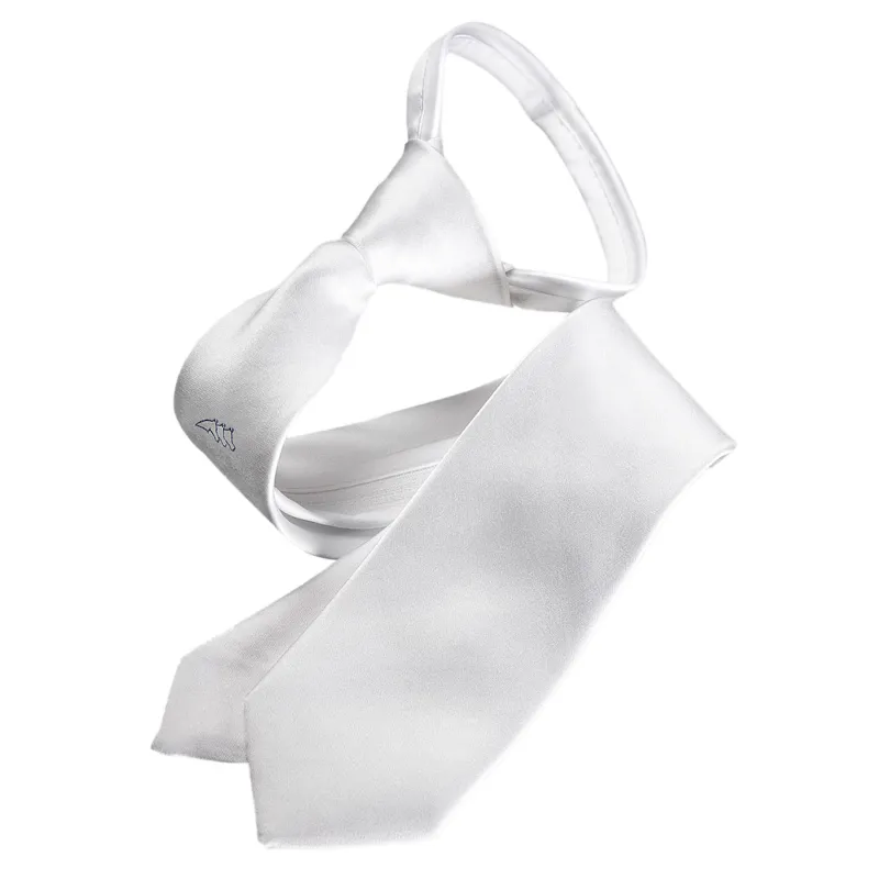 Equiline Mens Quick Tie - White