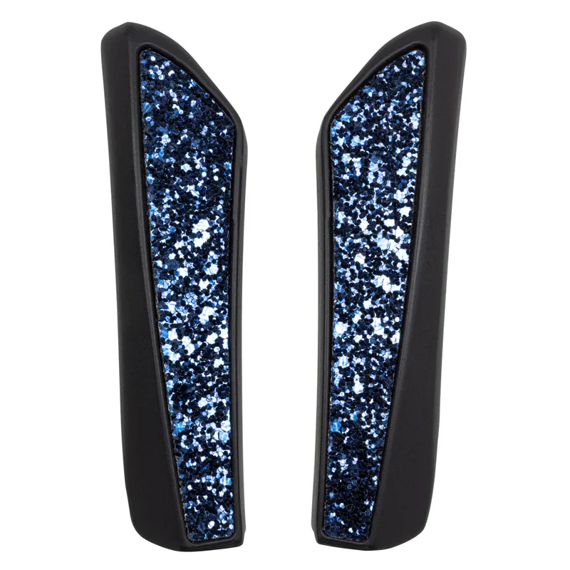 Equiline X-Cel Breakaway Jump Stirrup Attachments - Blue Glitter