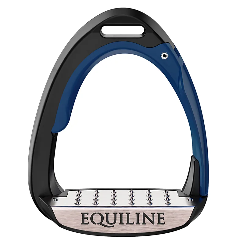 Equiline X-Cel Breakaway Jump Stirrups - Navy Blue