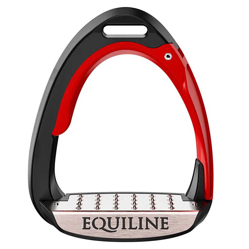 Equiline X-Cel Breakaway Jump Stirrups - Red
