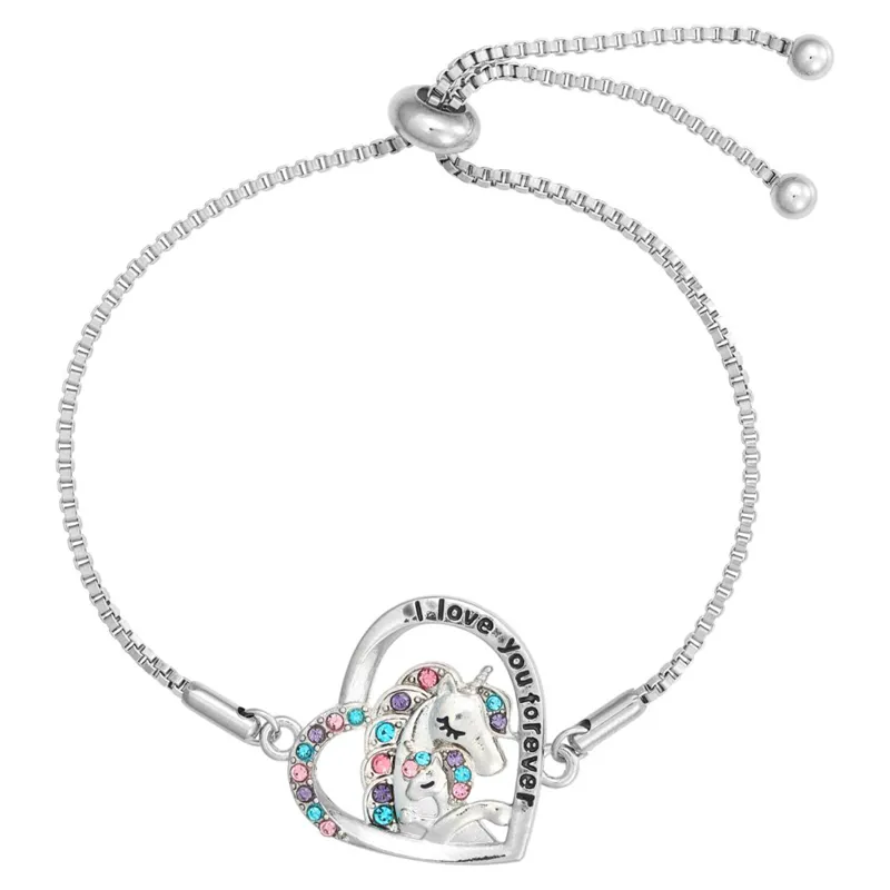 Equipage Unicorn Junior Girls Bracelet - Silver