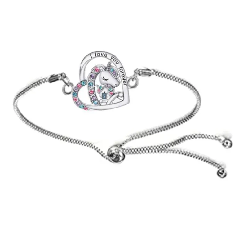 Equipage Unicorn Junior Girls Bracelet - Silver-1