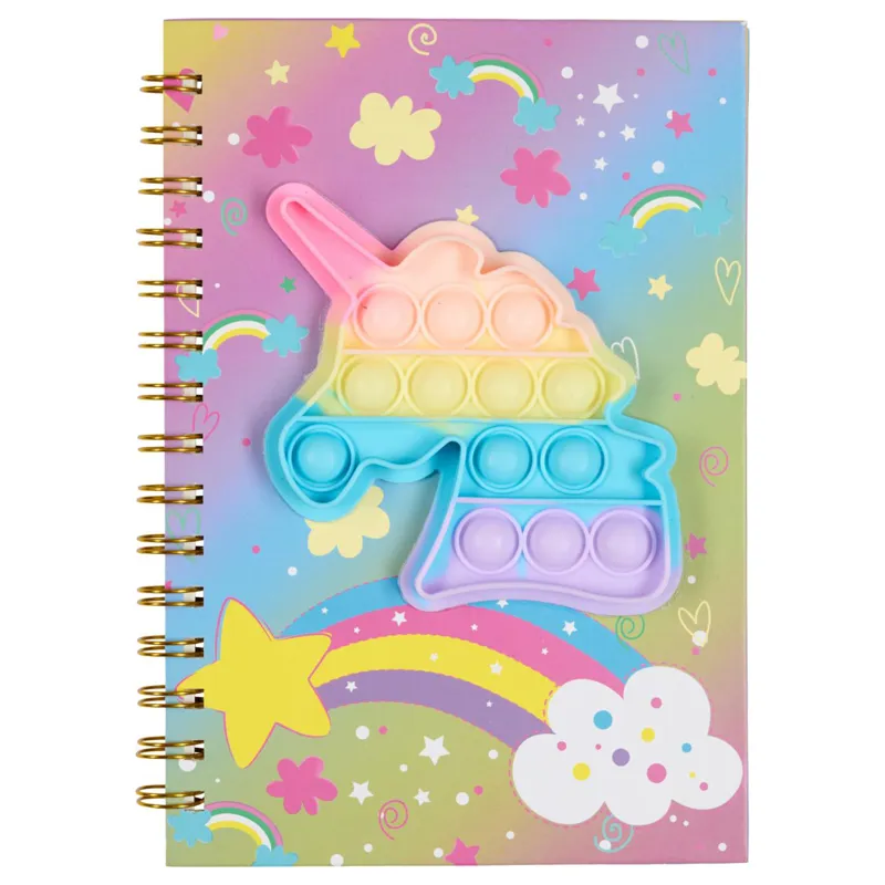 Equipage Unicorn Junior Notebook - Rainbow