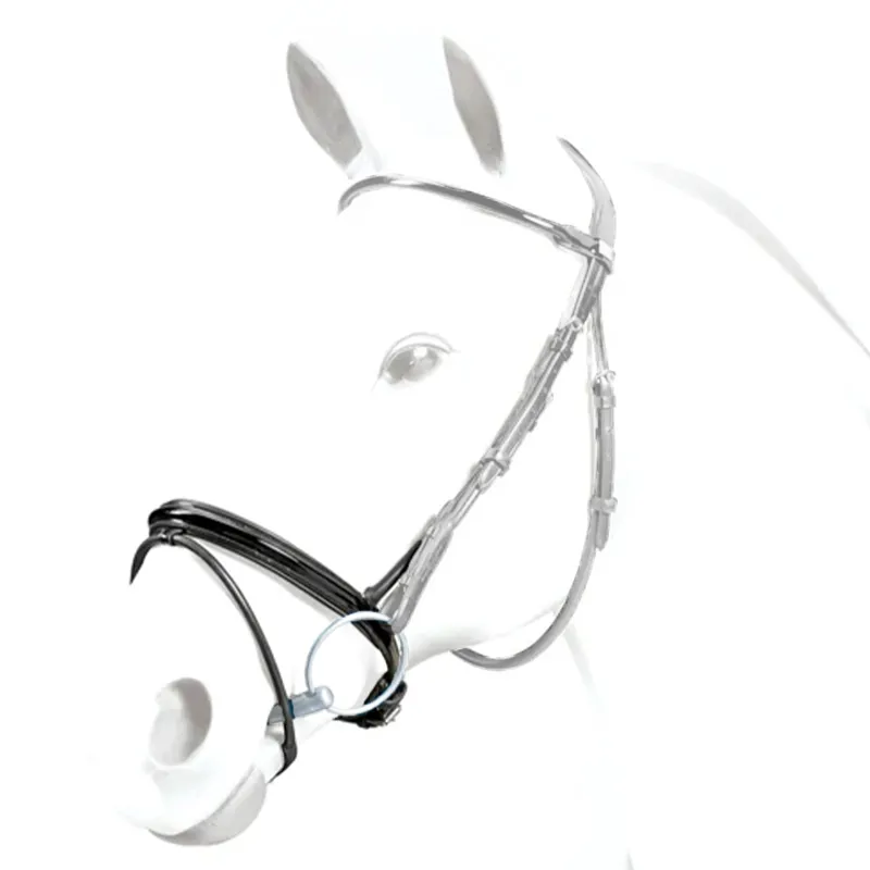 Equipe Patent BR40 Flash Noseband - Black/Silver