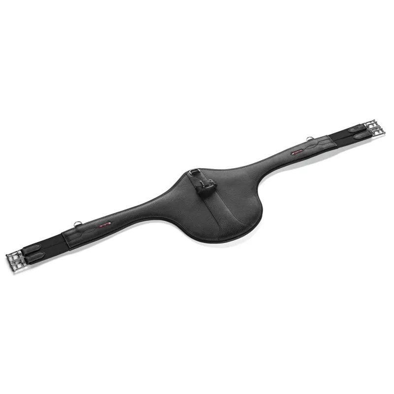 Equipe Easy Leather Stud Girth - Black
