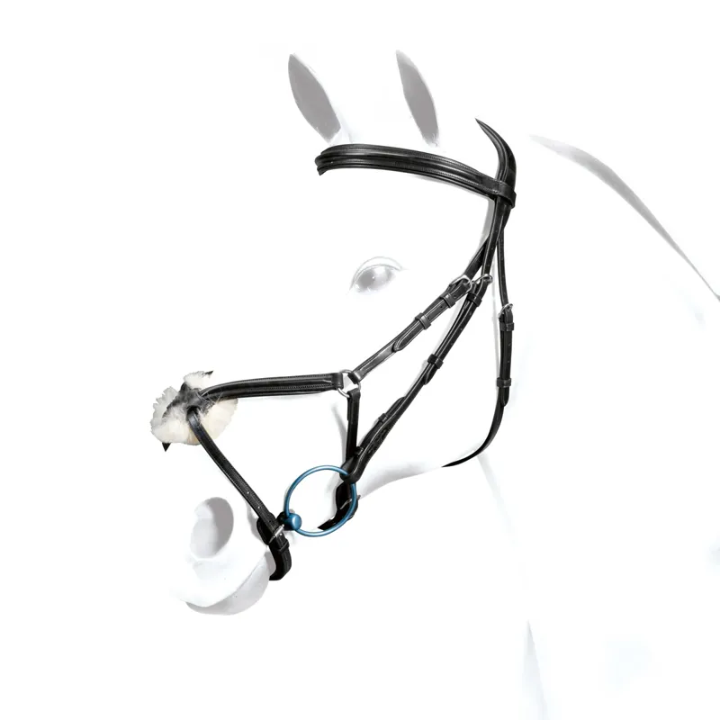 Equipe Emporio Grackle Bridle - Black/Silver