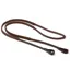 Equipe Emporio Rubber Grip Reins with Billets - Brown/Silver