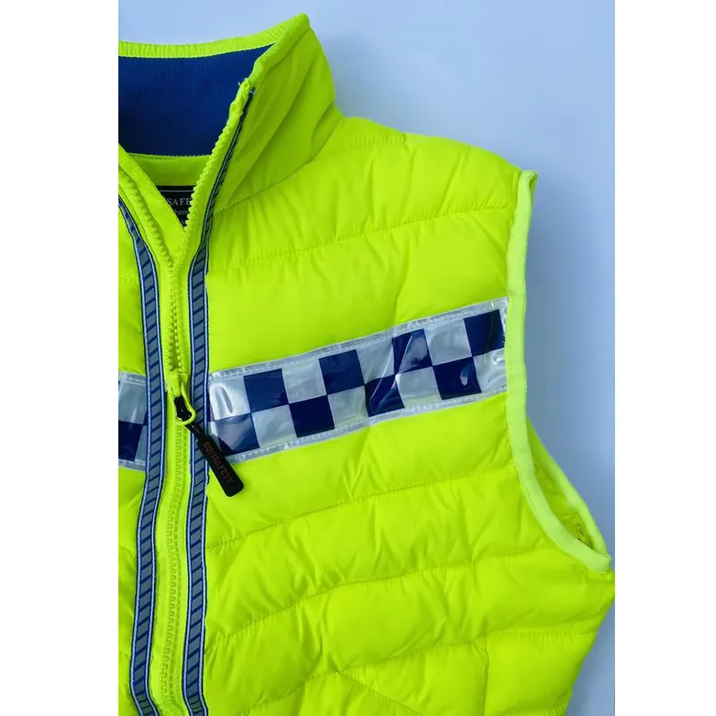 Equisafety Polite Ladies Quilted Gilet - Fluorescent Yellow-6