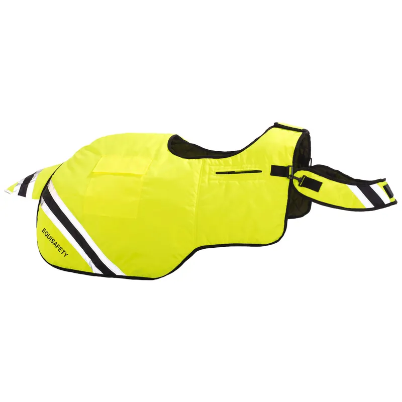 Equisafety Reflective Waterproof Wraparound Rug - Yellow - Pony Size
