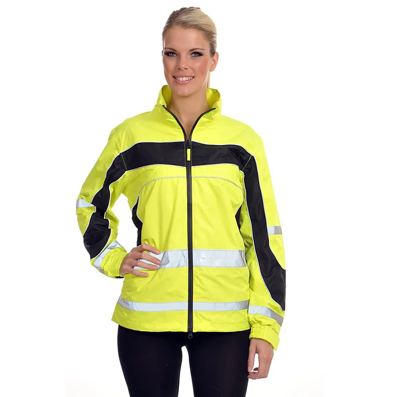 Equisafety Reflective Lightweight Adults Jacket - Yellow
