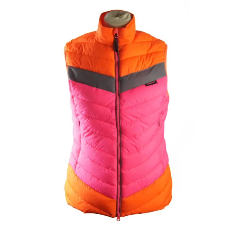 Equisafety CD Junior Riding Gilet - Pink/Orange