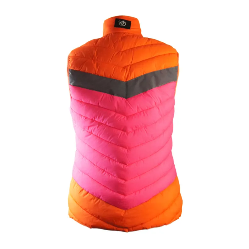 Equisafety CD Junior Riding Gilet - Pink/Orange-1