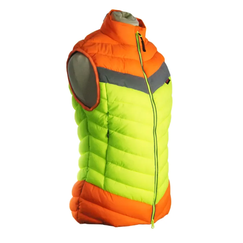 Equisafety CD Junior Riding Gilet - Yellow/Orange-1