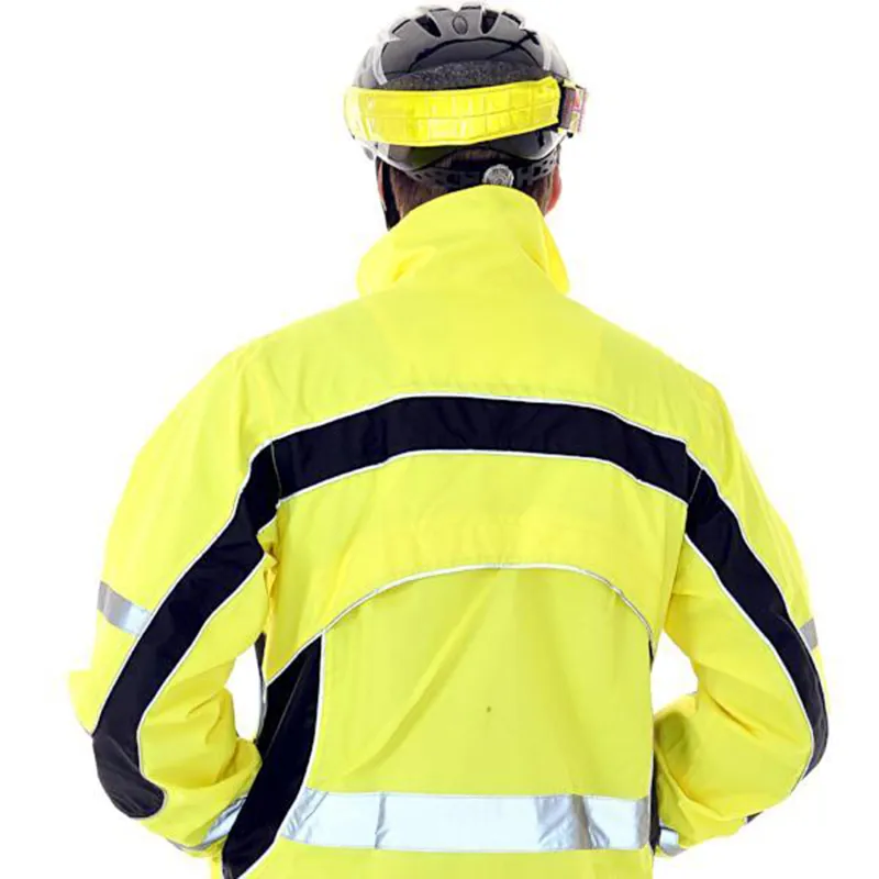 Equisafety Reflective Lightweight Adults Jacket - Yellow-1