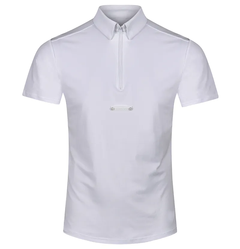 Equetech Elite Cool Mens Show Shirt - White